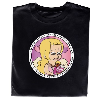 Koszulka z Nadrukiem Big Mouth – Śmieszna Koszulka Meme Netflix