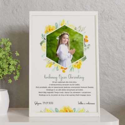 Komunia Święta- Podziękowanie Ojcu Chrzestnemu