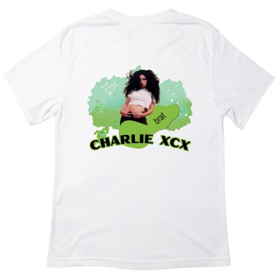 Koszulka z Nadrukiem Charli XCX Brat – Koszulka dla Fanki Hyperpop