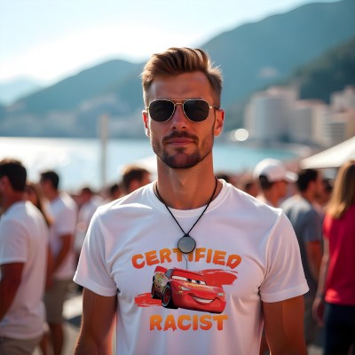 Koszulka "Certified Racist" – satyra, która daje do myślenia