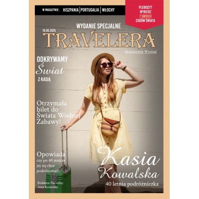 Personalizowana okładka gazety TRAVELER z Twoim zdjęciem