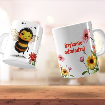 Śmieszny kubek „Bzykanie odmładza” – zabawny prezent z humorem dla niej lub dla niego