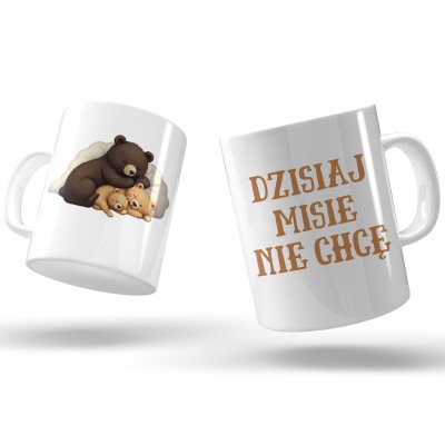 Śmieszny kubek z nadrukiem – zabawna grafika i tekst