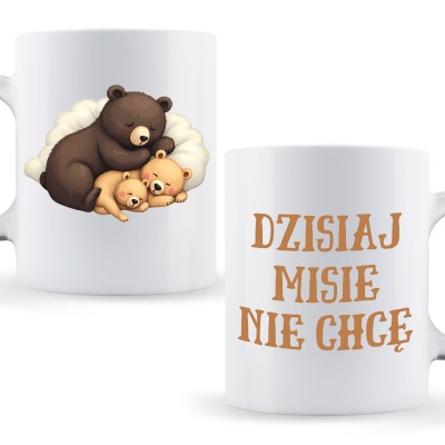 Śmieszny kubek z nadrukiem – zabawna grafika i tekst