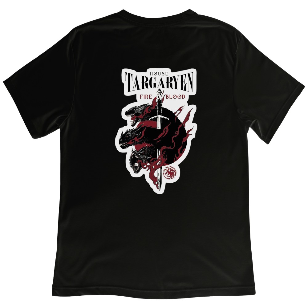 Koszulka House Targaryen – Koszulka z Nadrukiem