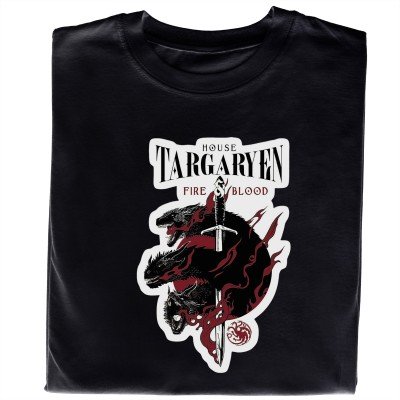 Koszulka House Targaryen – Koszulka z Nadrukiem