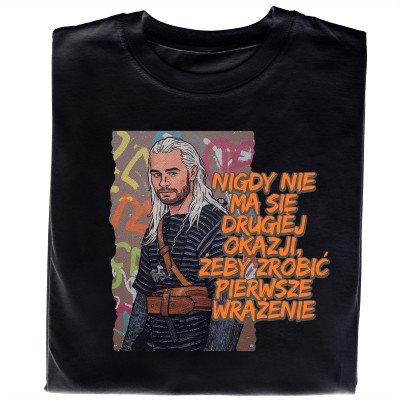 Koszulka Prawilny Wiedźmin – Koszulka z Nadrukiem | Prezent dla Fana Witcher