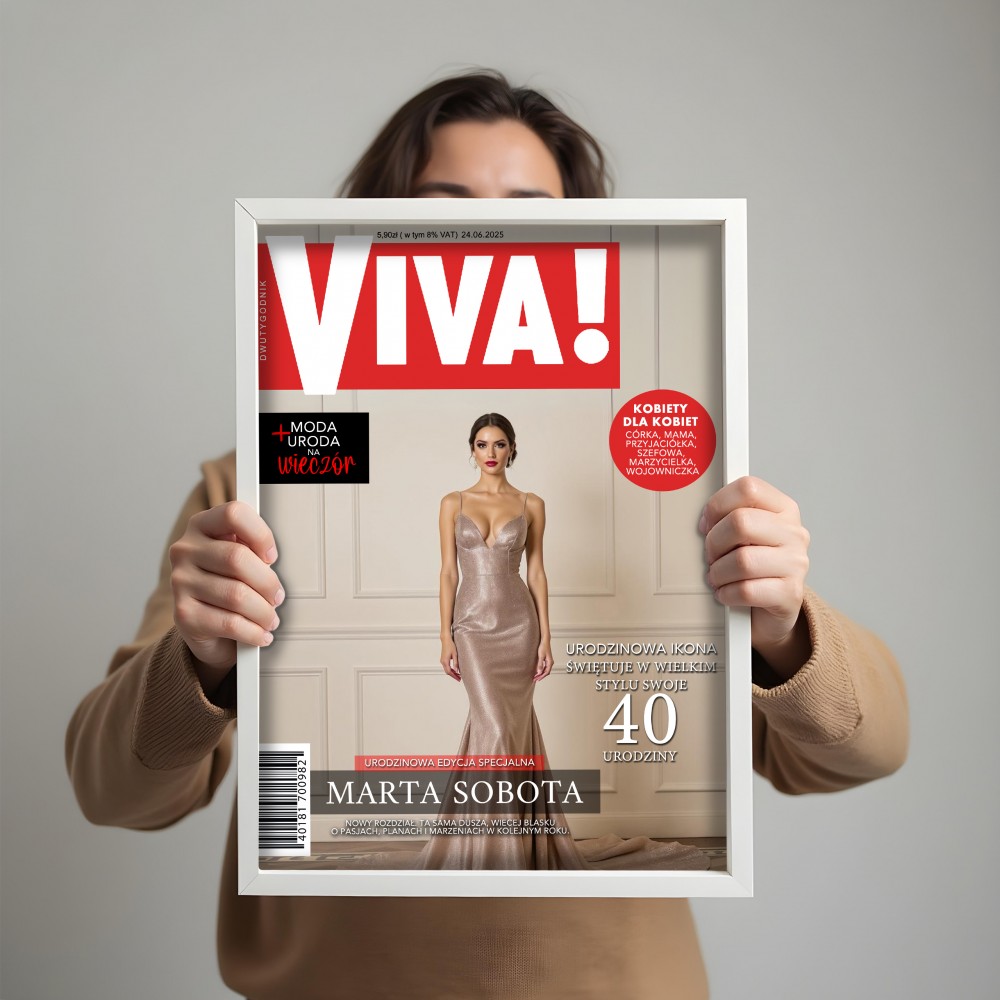 Okładka Magazynu VIVA – Personalizowany Plakat A4 | Podaruj Moment Sławy