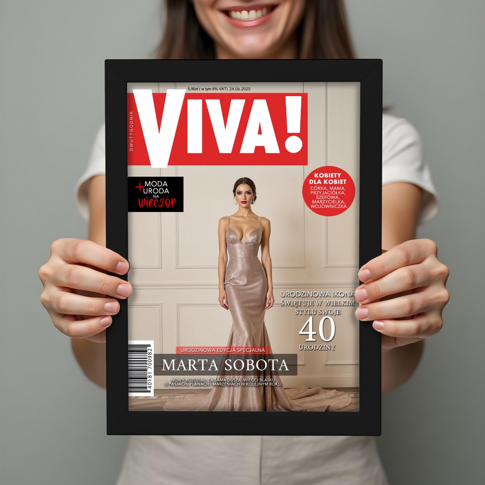 Okładka Magazynu VIVA – Personalizowany Plakat A3 | Podaruj Moment Sławy