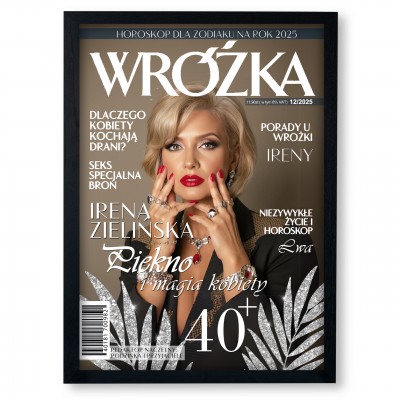 Magiczny plakat Wróżka A3 – personalizowany prezent w ramce