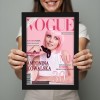 Personalizowana okładka magazynu VOGUE 30x40 cm – elegancki prezent w ramce