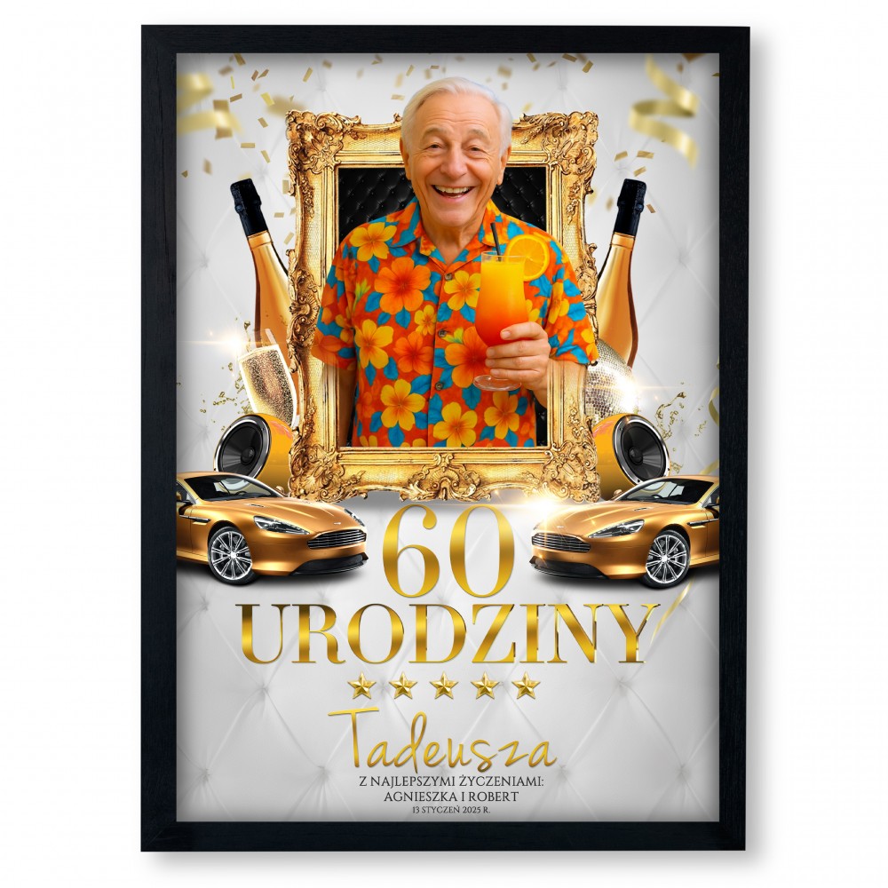 Odjechany personalizowany plakat – idealny prezent na urodziny