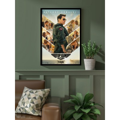 PLAKAT FILMOWY – prezent na urodziny i rocznicę w czarnej ramce