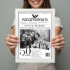 Plakat-okładka gazety „Rzeczpospolita” 30x40 cm – elegancki prezent na rocznicę