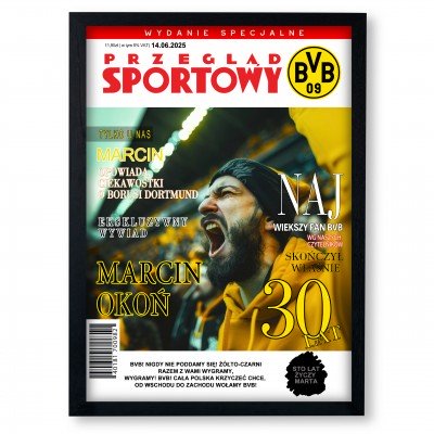 Personalizowana okładka magazynu „Przegląd Sportowy Borussia” A3