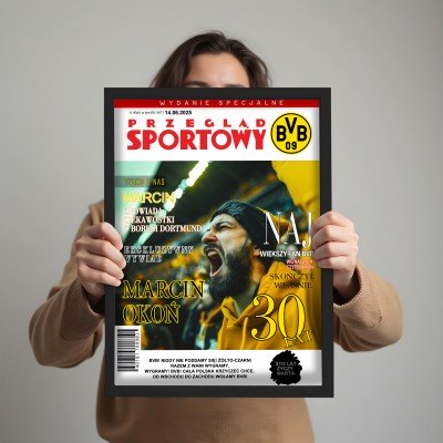 Personalizowana okładka magazynu „Przegląd Sportowy Borussia” A3
