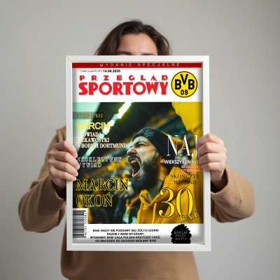 Personalizowana okładka magazynu „Przegląd Sportowy Borussia” A3