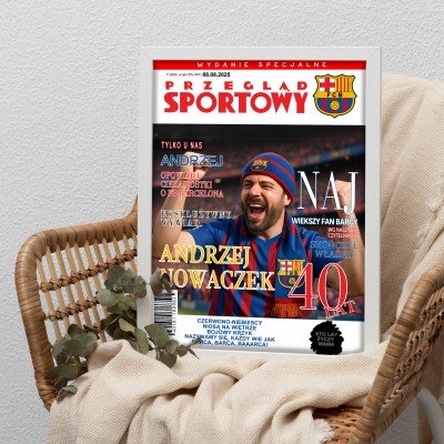 Personalizowana okładka magazynu „Przegląd Sportowy” A3