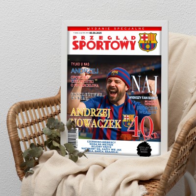 Personalizowana okładka magazynu „Przegląd Sportowy” A3