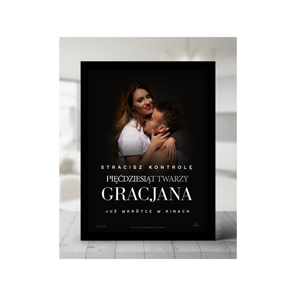 Personalizowany plakat filmowy ze zdjęciem