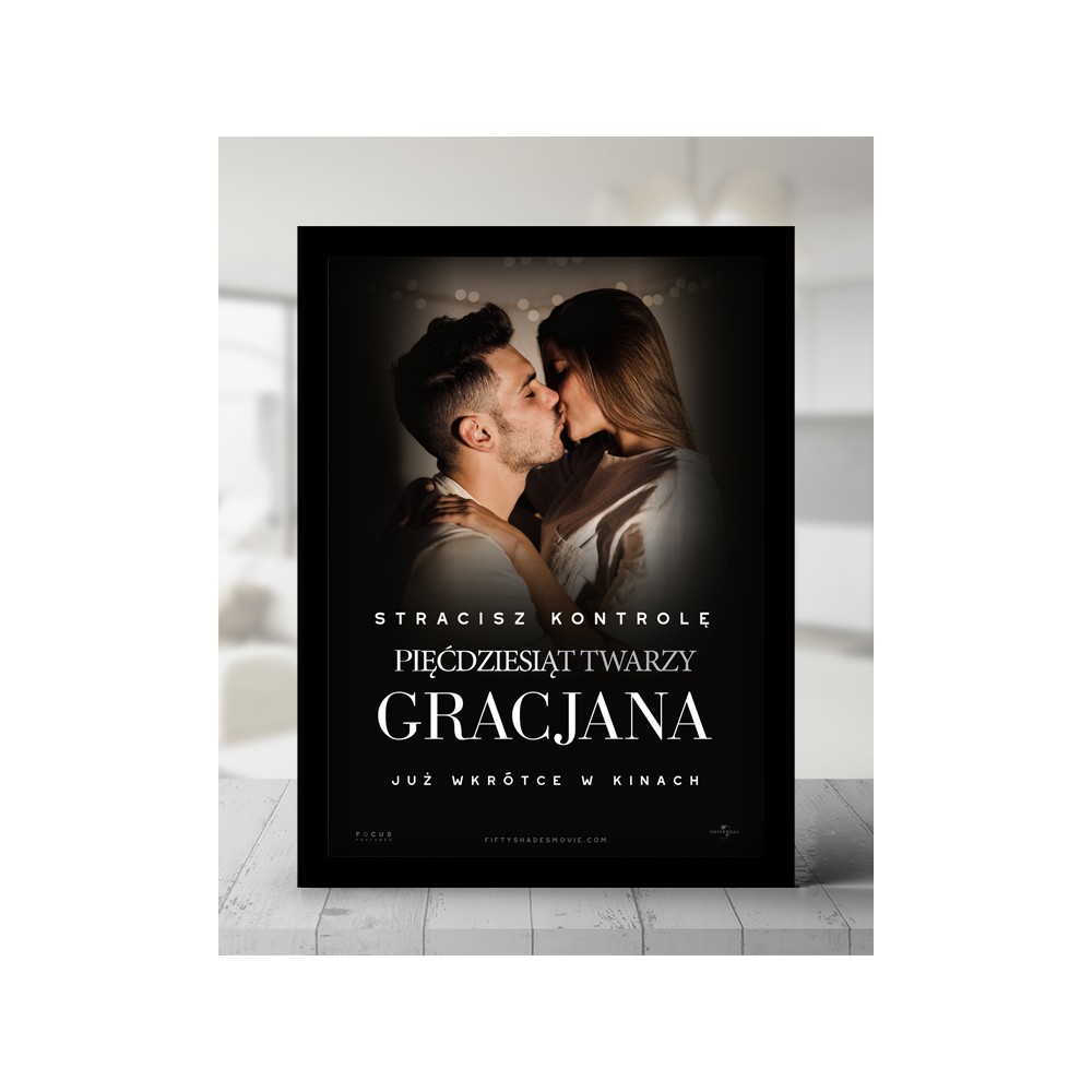 Personalizowany plakat filmowy ze zdjęciem