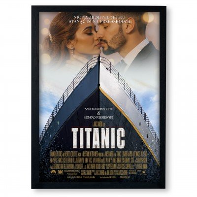 Personalizowana Okładka Magazynu TITANIC A4 w Ramce