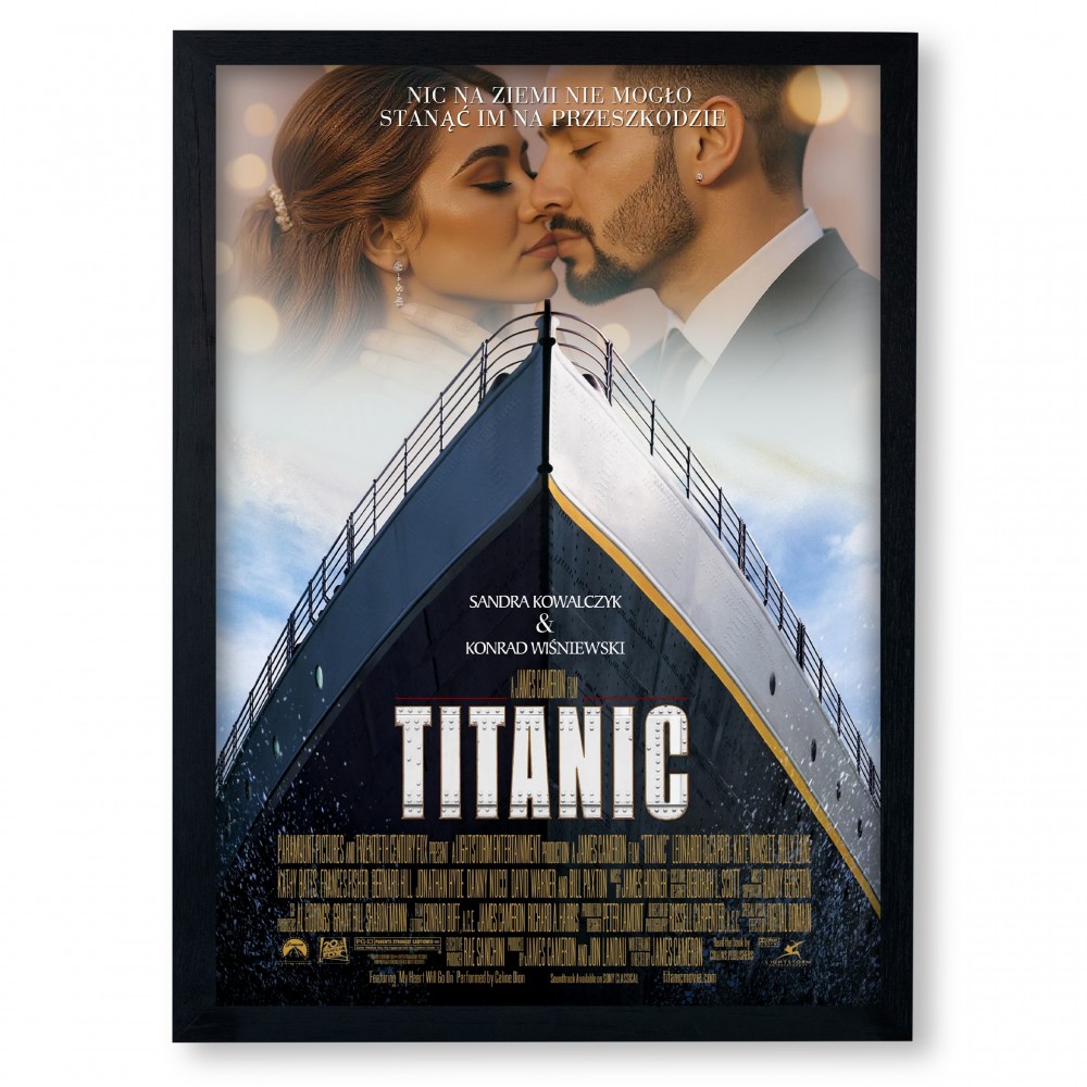 Personalizowana Okładka Magazynu TITANIC A4 w Ramce
