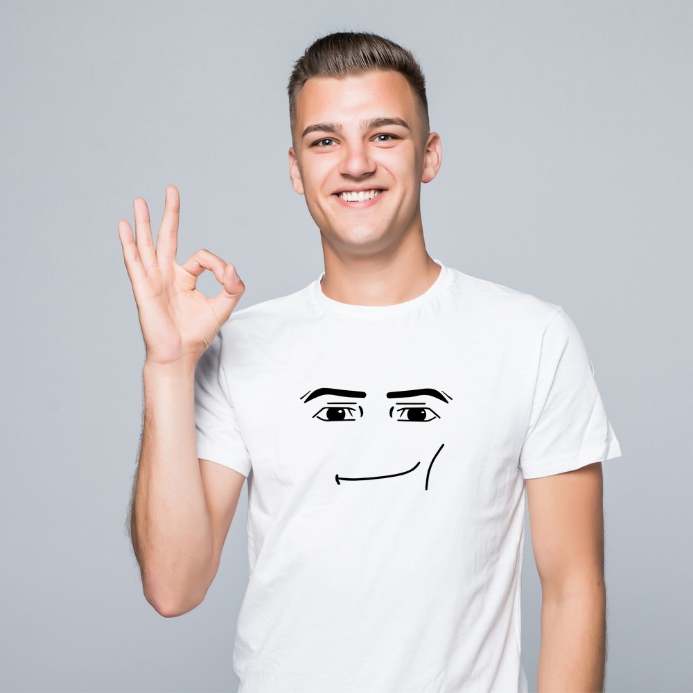 Koszulka z Nadrukiem Rizz Face | Śmieszny Prezent dla Fana Memów