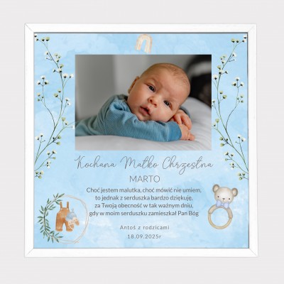 Podziękowanie dla Rodziców Chrzestnych | Pamiątka Chrztu