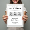 Personalizowany Plakat A3 – „W pracy liczą się kontakty”