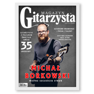 MAGAZYN GITARZYSTA – Personalizowany plakat dla muzyka
