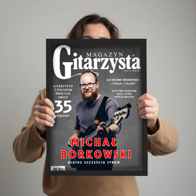 MAGAZYN GITARZYSTA – Personalizowany plakat dla muzyka