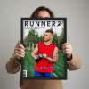 MAGAZYN BIEGACZA – Format A4 | Personalizowany plakat ze zdjęciem | Super prezent dla miłośnika biegania