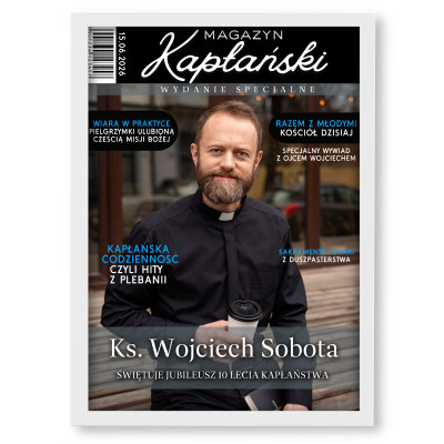 Personalizowany plakat „Magazyn Kapłański”| Wyjątkowy prezent dla księdza