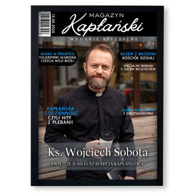Personalizowany plakat „Magazyn Kapłański”| Wyjątkowy prezent dla księdza