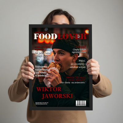 Personalizowany plakat „Magazyn FOOD LOVER”