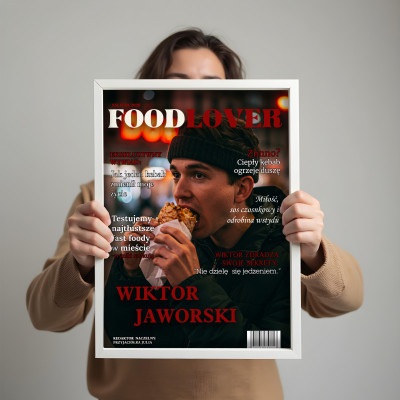 Personalizowany plakat „Magazyn FOOD LOVER”