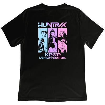 Koszulka z nadrukiem K-popowe Łowczynie Demonów Huntrix | Stylowa i oryginalna