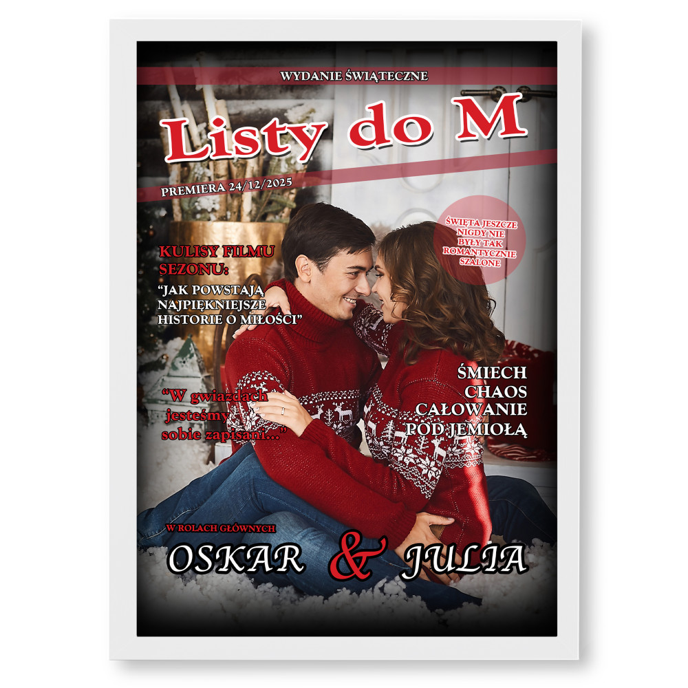 Personalizowana Okładka Magazynu „Listy do M.” – romantyczny prezent pełen uczuć!