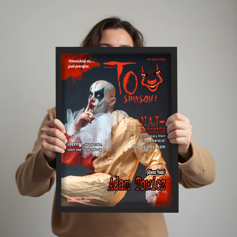Personalizowana Okładka Magazynu „Horror – To Straszne” ze zdjęciem