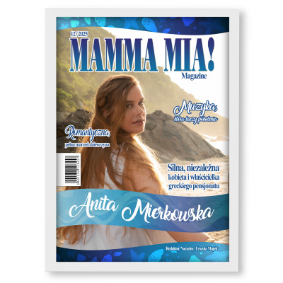 Personalizowany Plakat „Mamma Mia” ze zdjęciem Personalizowany Plakat „Mamma Mia” ze zdjęciem