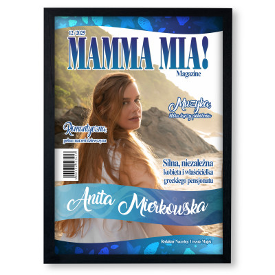 Personalizowany Plakat „Mamma Mia” ze zdjęciem