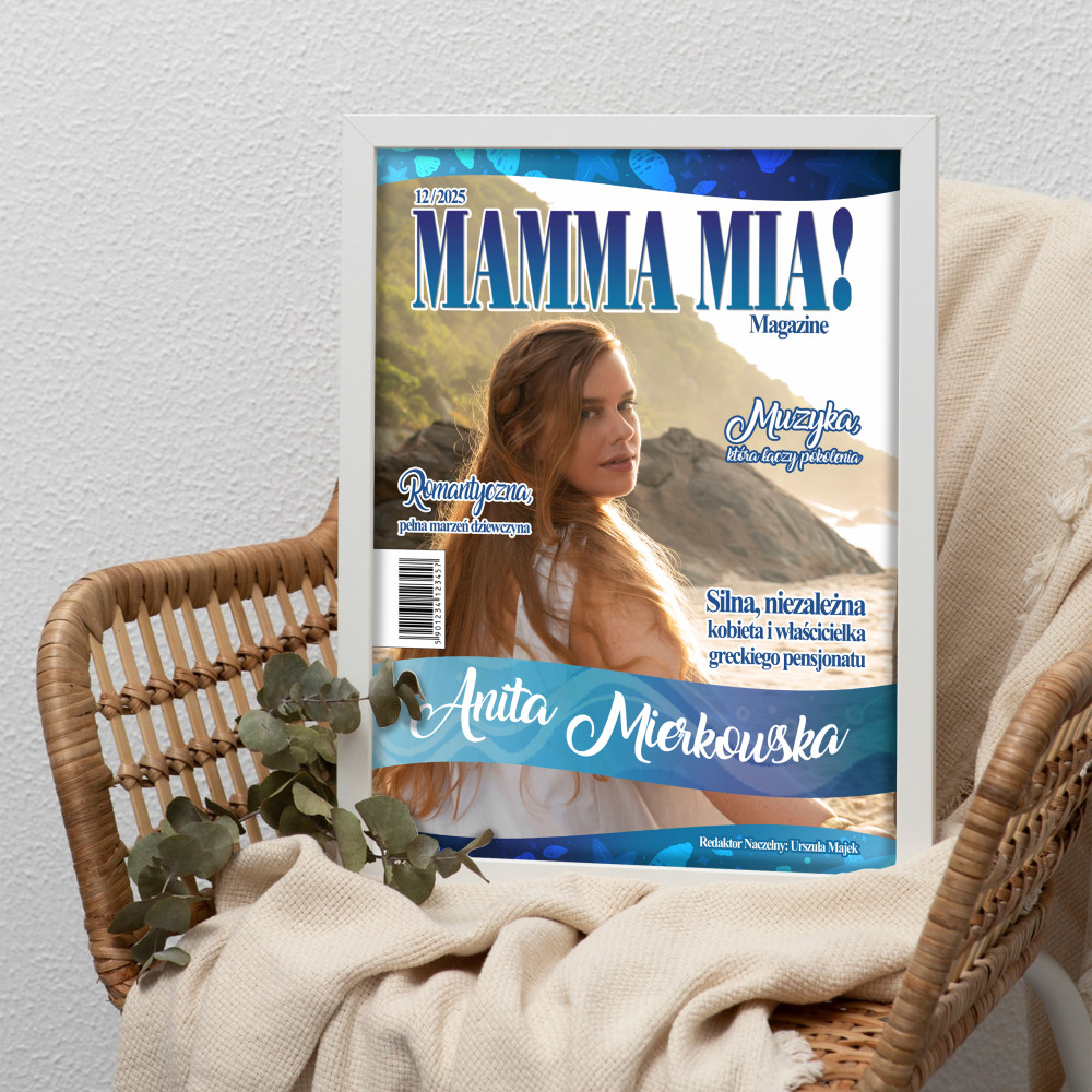 Personalizowany Plakat „Mamma Mia” ze zdjęciem