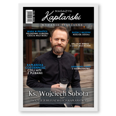 Personalizowany plakat „Magazyn Kapłański”| Wyjątkowy prezent dla księdza