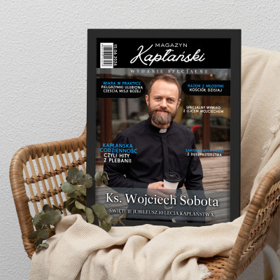 Personalizowany plakat „Magazyn Kapłański”| Wyjątkowy prezent dla księdza