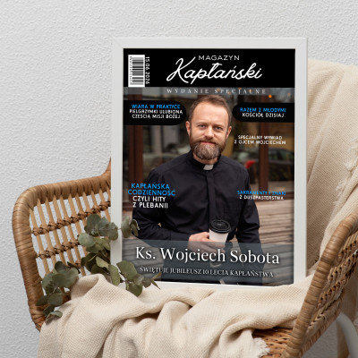 Personalizowany plakat „Magazyn Kapłański”| Wyjątkowy prezent dla księdza