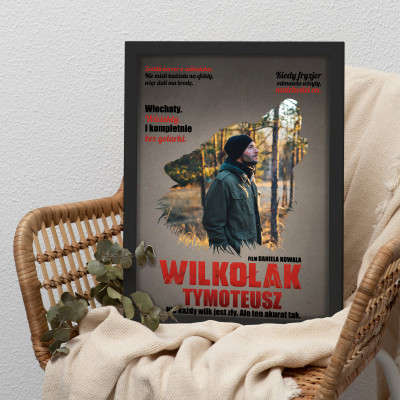 Personalizowany plakat „Wilkołak” ze zdjęciem – wyjątkowy prezent w klimacie horroru