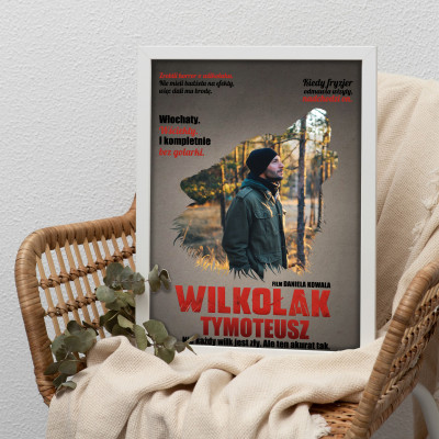 Personalizowany plakat „Wilkołak” ze zdjęciem – wyjątkowy prezent w klimacie horroru