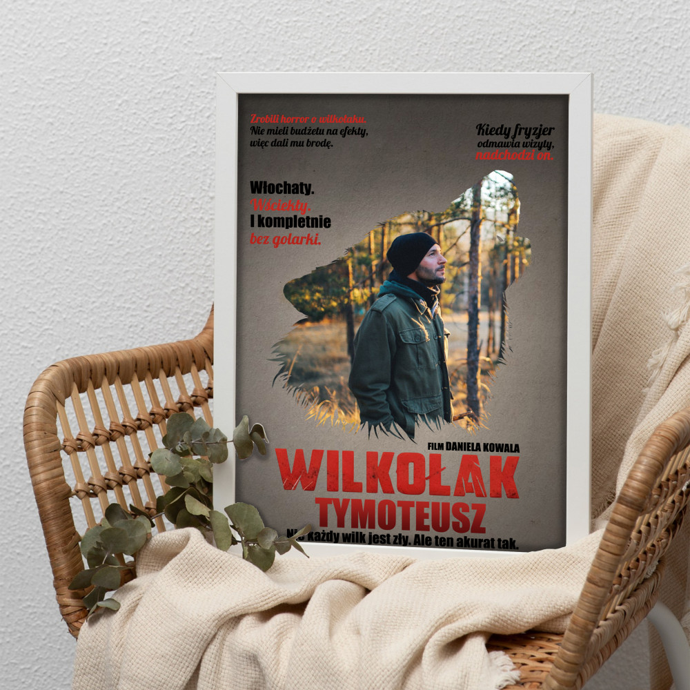 Personalizowany plakat „Wilkołak” ze zdjęciem – wyjątkowy prezent w klimacie horroru