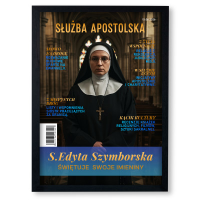 Personalizowany plakat „Imieniny Zakonnicze” ze zdjęciem – wyjątkowy prezent dla siostry zakonnej